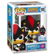 Фигурка Funko POP! Games Sonic the Hedgehog Shadow with Dark Chao (FL) (Exc) (1151) 91752