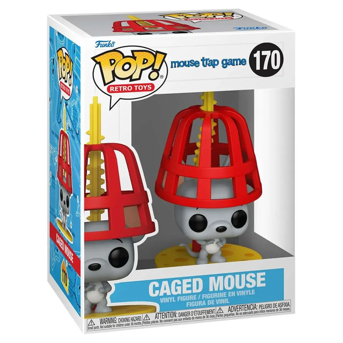 Фигурка Funko POP! Retro Toys Mouse Trap Game Caged Mouse (170) 90696