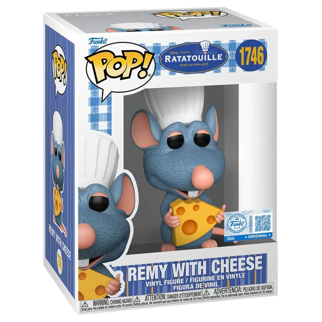 Фигурка Funko POP! Disney Ratatouille Remy with Cheese SS (Exc) (1746) 91922