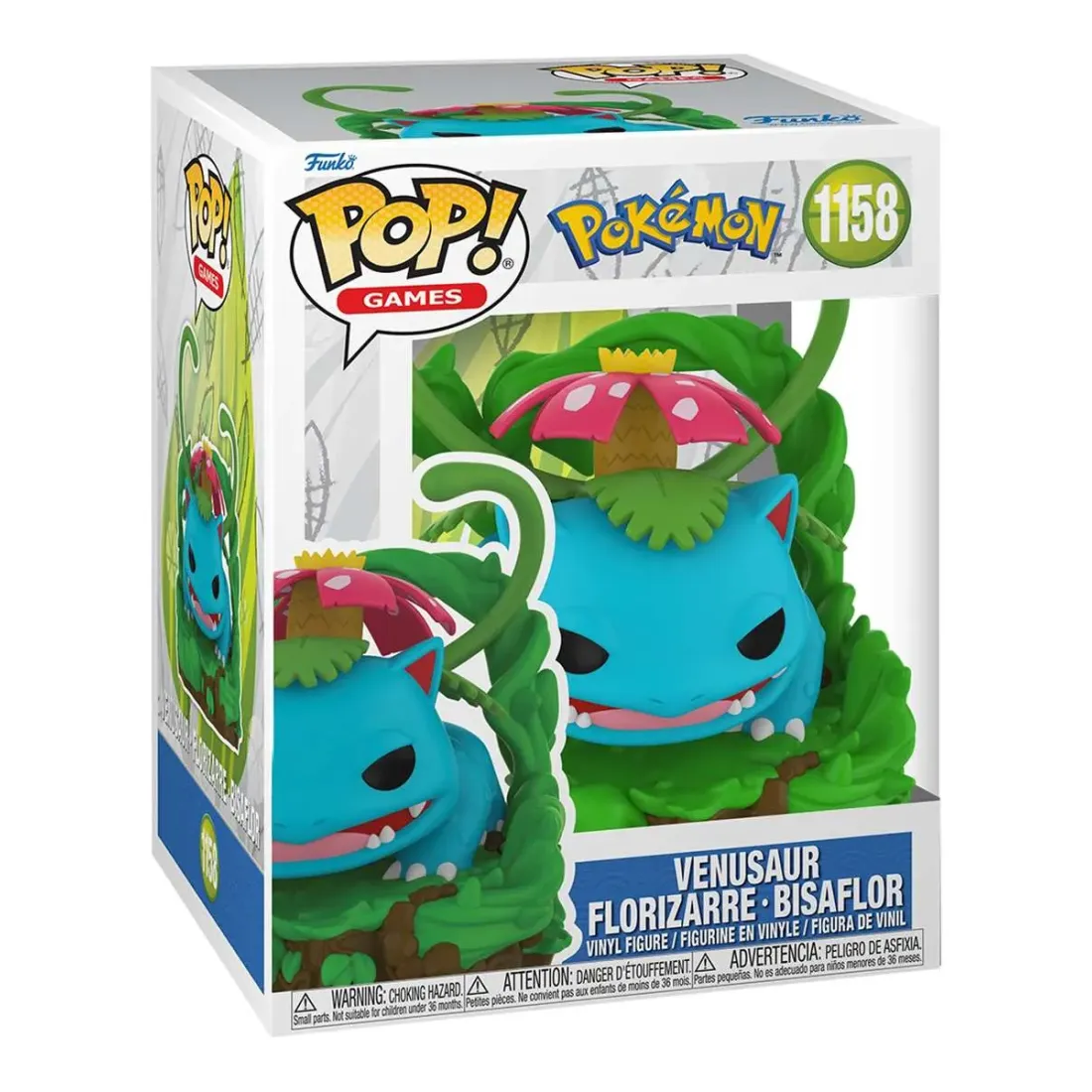 Фигурка Funko POP! Premium Games Pokemon Venusaur (1158) 91666