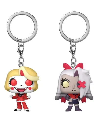 Набор брелоков Funko Pocket POP! Hazbin Hotel Charlie & Vaggie (Exc) 2шт 92005