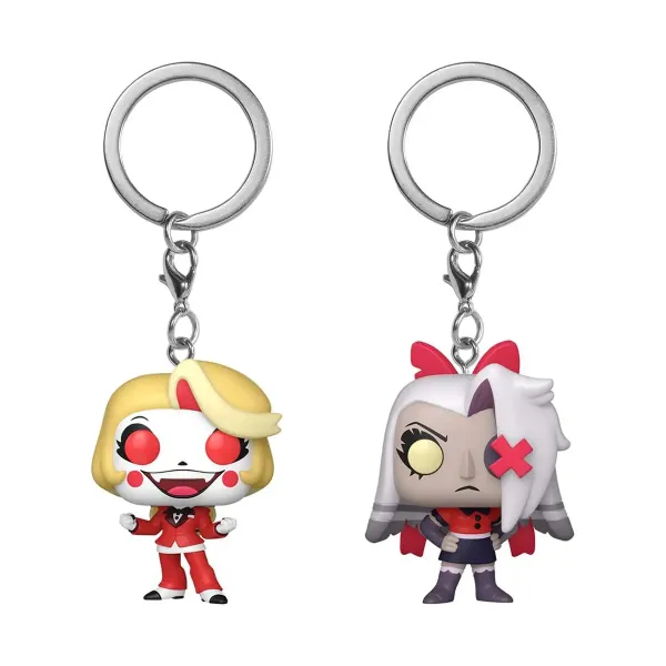 Набор брелоков Funko Pocket POP! Hazbin Hotel Charlie & Vaggie (Exc) 2шт 92005
