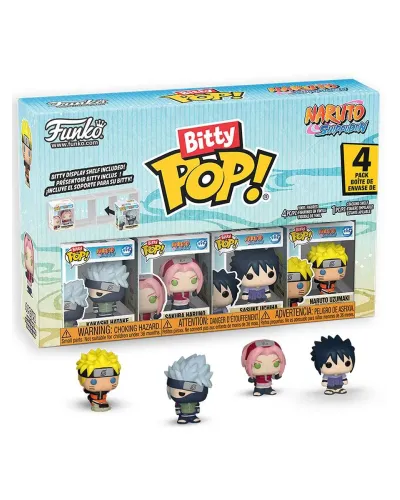Набор Funko Bitty POP! Naruto Shippuden Kakashi+Sakura+Sasuke+Naruto  4шт 89863