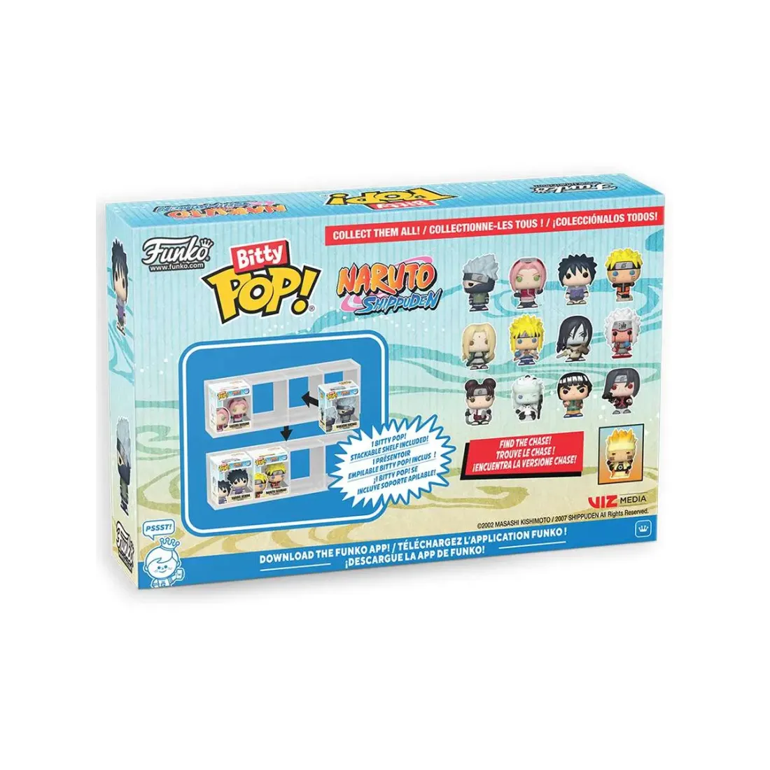 Набор Funko Bitty POP! Naruto Shippuden Kakashi+Sakura+Sasuke+Naruto  4шт 89863