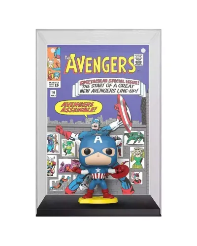 Фигурка Funko POP! Comic Covers Marvel Avengers #16 Captain America (Exc) (30) 74134