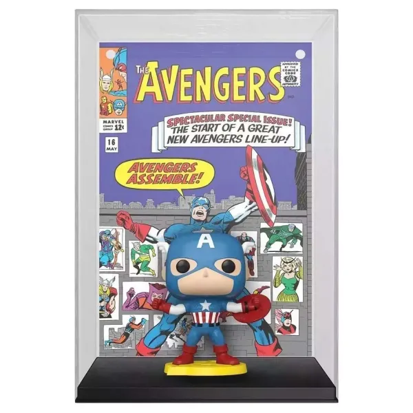 Фигурка Funko POP! Comic Covers Marvel Avengers #16 Captain America (Exc) (30) 74134