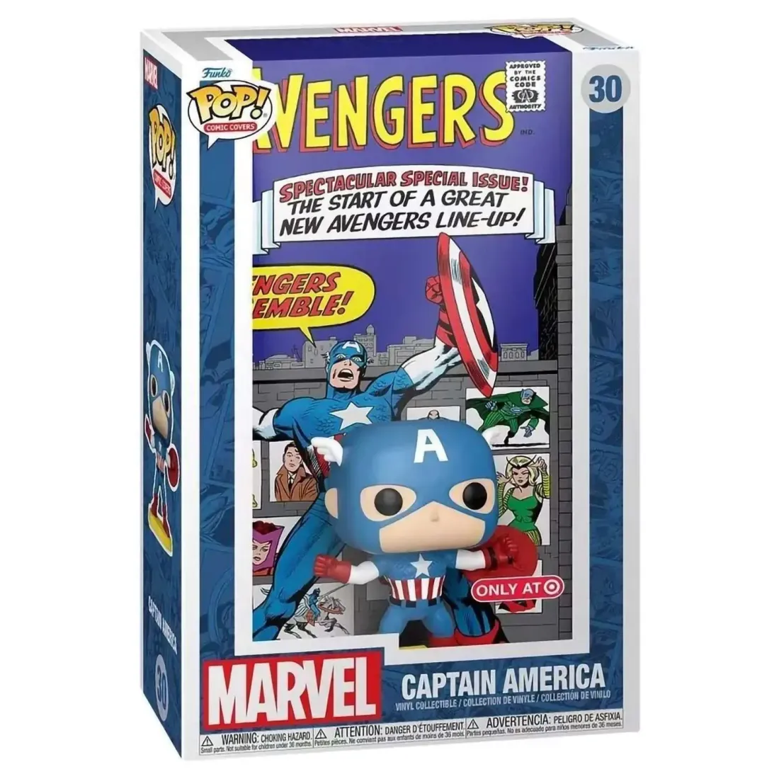 Фигурка Funko POP! Comic Covers Marvel Avengers #16 Captain America (Exc) (30) 74134