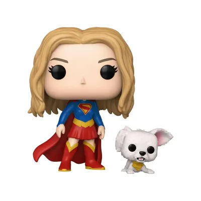 Фигурка Funko POP! Heroes Supergirl Supergirl with Puppy Krypto (633) 90801