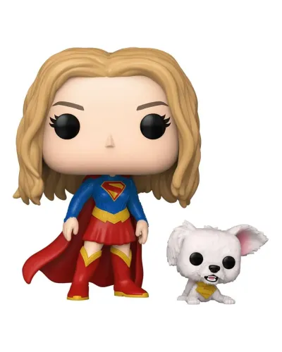 Фигурка Funko POP! Heroes Supergirl Supergirl with Puppy Krypto (633) 90801