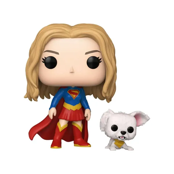 Фигурка Funko POP! Heroes Supergirl Supergirl with Puppy Krypto (633) 90801