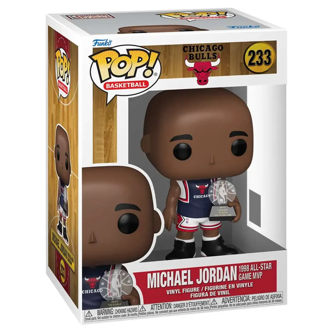 Фигурка Funko POP! NBA Bulls Michael Jordan 1998 All-Star Game MVP (233) 90517