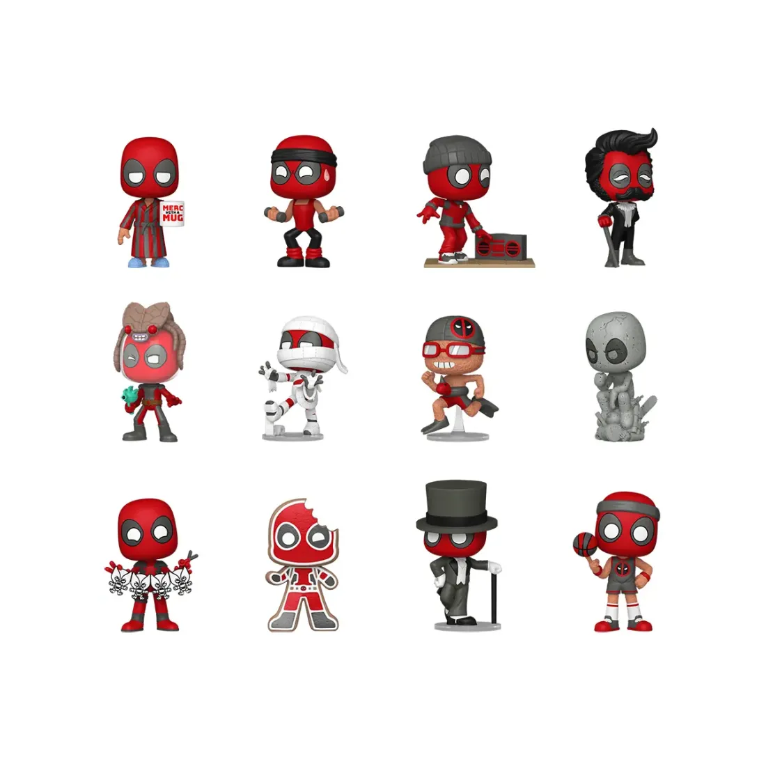 Фигурка Funko Mystery Minis Marvel Deadpool Classic 1 штука в ассортименте (из 12) 91897