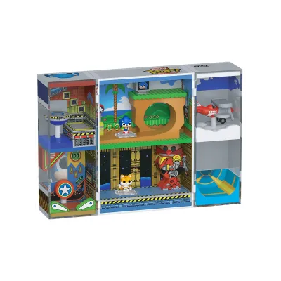 Набор Funko Bitty POP! Bitty Box Sonic the Hedgehog Sonic 2 Diorama Set+Sonic+Tails 93563