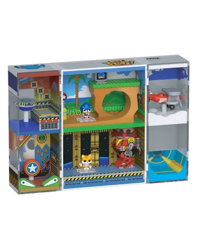 Набор Funko Bitty POP! Bitty Box Sonic the Hedgehog Sonic 2 Diorama Set+Sonic+Tails 93563