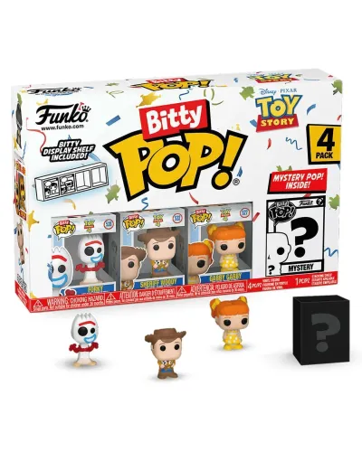 Набор Funko Bitty POP! Disney Toy Story Forky+Sheriff Woody+Gabby Gabby+Mystery (1 of 4) 4шт 73040