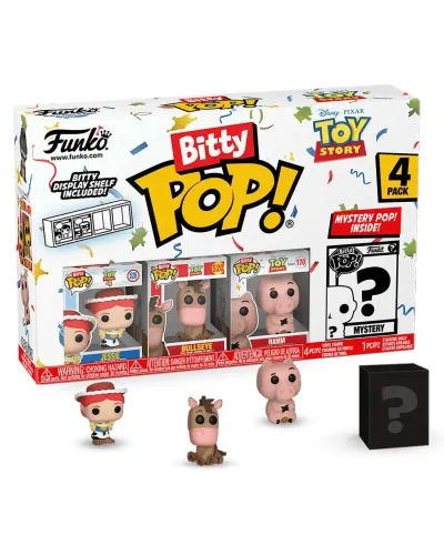 Набор Funko Bitty POP! Disney Toy Story Jessie+Bullseye+Hamm+Mystery (1 of 4) 4шт 73041