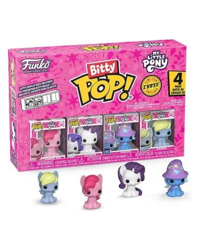 Набор Funko Bitty POP! My Little Pony Pinkie Pie+Rarity+Trixie+Derpy w/Chase 4шт 89581