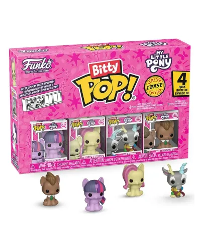 Набор Funko Bitty POP! My Little Pony Twilight+Fluttershy+Discord+Dr. Hooves w/Chase 4шт 89580