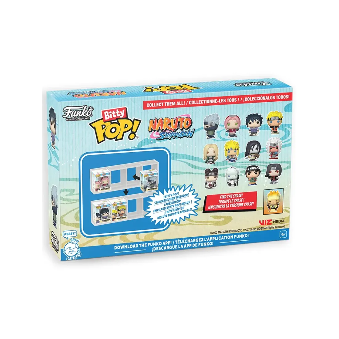Набор Funko Bitty POP! Naruto Shippuden Minato+Orochimaru+Tsunade+Jiraiya  w/Chase 4шт 89864