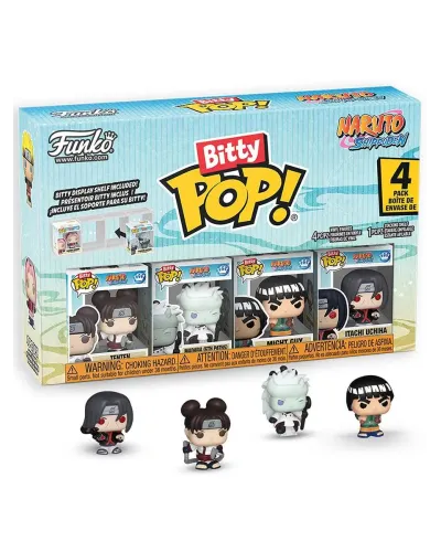 Набор Funko Bitty POP! Naruto Shippuden Tenten+Madara+Might Guy+Itachi w/Chase 4шт 92503