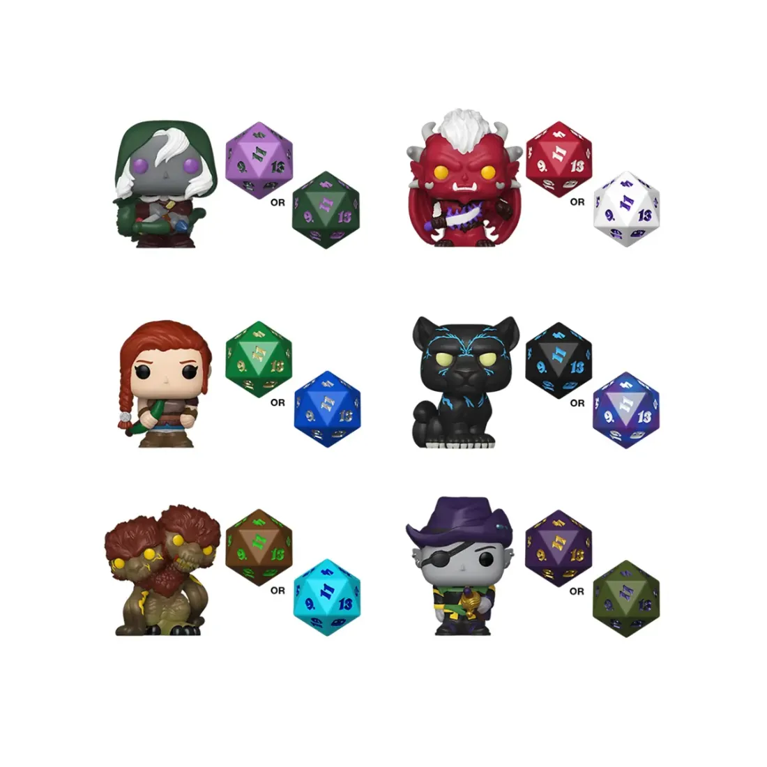 Фигурка Funko Bitty POP! D&D +Dice 1 штука в ассортименте (из 12) 92205