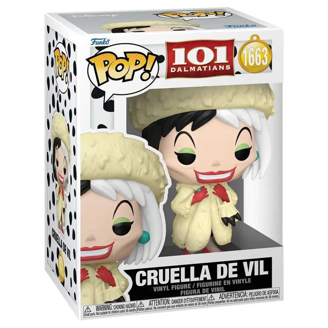 Фигурка Funko POP! Disney 101 Dalmatians Cruella De Vil (Classic) (1663) 90259