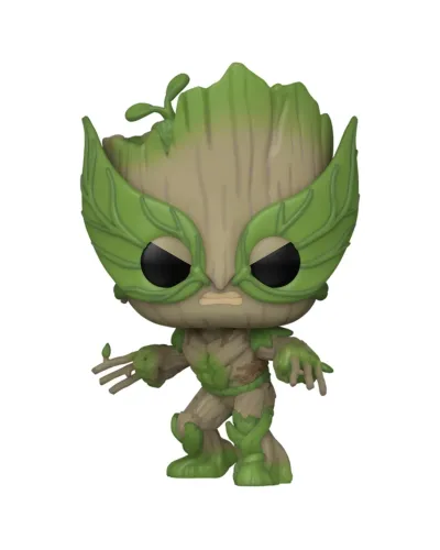 Фигурка Funko POP! Bobble Marvel We Are Groot Groot as Wolverine (1396) 79519