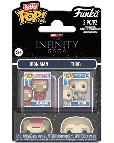 Набор Funko Bitty POP! Marvel Infinity Saga Iron Man & Thor 2шт 94215