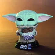 Фигурка Funko POP! Bobble Star Wars M & G Grogu with Food (841) 90821