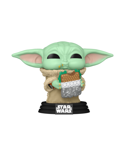 Фигурка Funko POP! Bobble Star Wars M & G Grogu with Food (841) 90821
