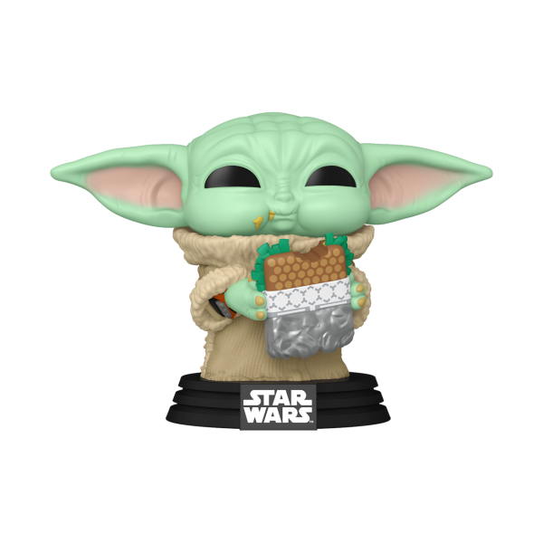 Фигурка Funko POP! Bobble Star Wars M & G Grogu with Food (841) 90821