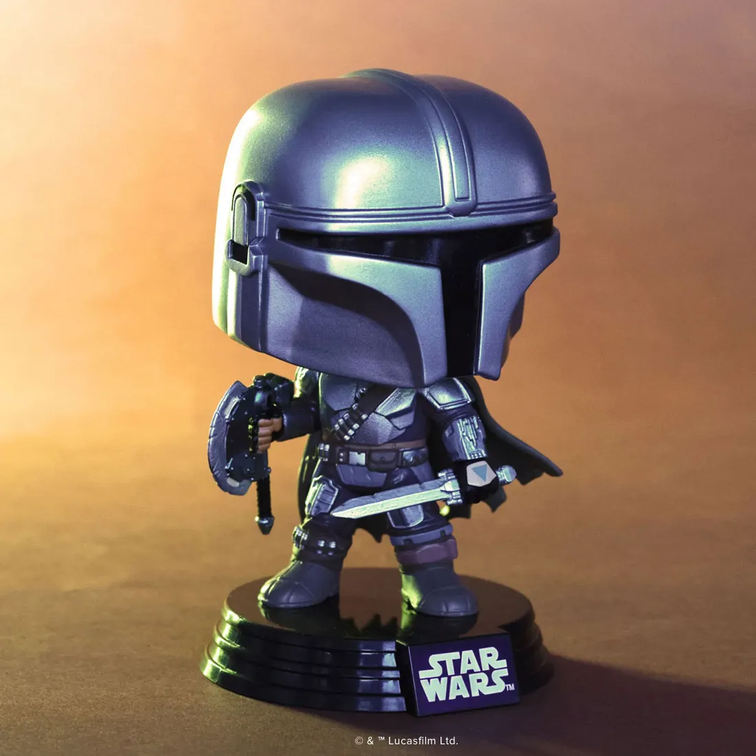 Фигурка Funko POP! Bobble Star Wars M & G S2 Mandalorian (Dual Wield) (844) 90824