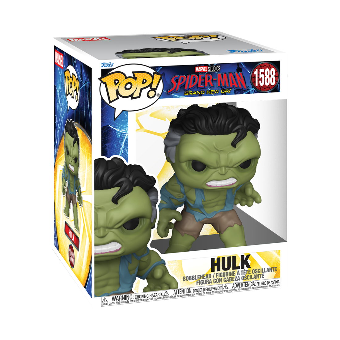 Фигурка Funko POP! Marvel Bobble Spider-Man Brand New Day Hulk 6