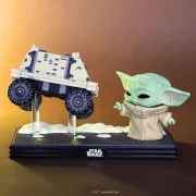 Фигурка Funko POP! Moment Bobble Star Wars M & G Grogu with Polar Mouse Droid (840) 90813