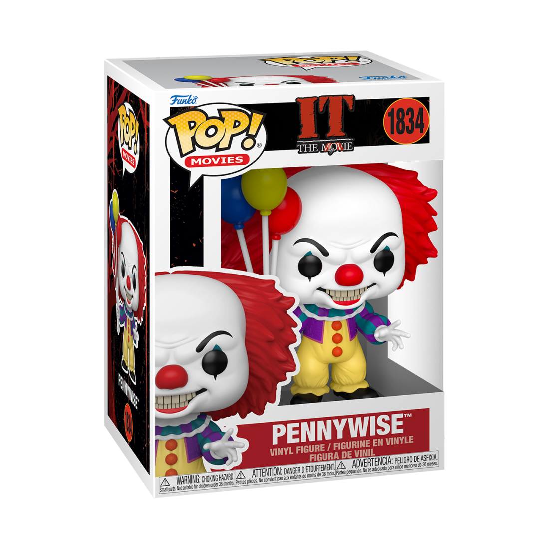 Фигурка Funko POP! Movies IT Pennywise (1990) (1834) 88354