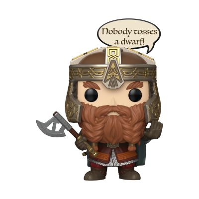 Фигурка Funko POP! Movies LOTR S11 Gimli Nobody Tosses A Dwarf! (2028) 90464