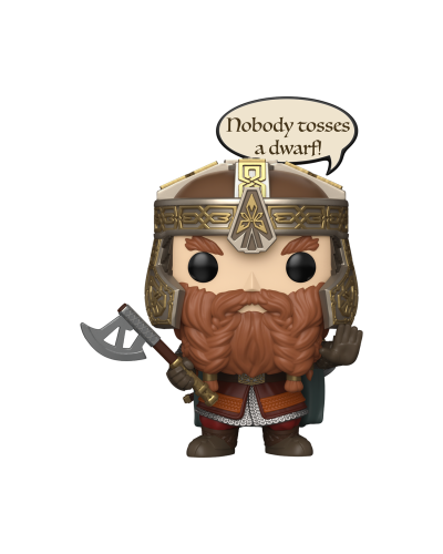 Фигурка Funko POP! Movies LOTR S11 Gimli Nobody Tosses A Dwarf! (2028) 90464