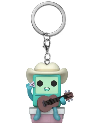 Брелок Funko Pocket POP! TV Adventure Time Cowboy BMO w/Guitar 92109