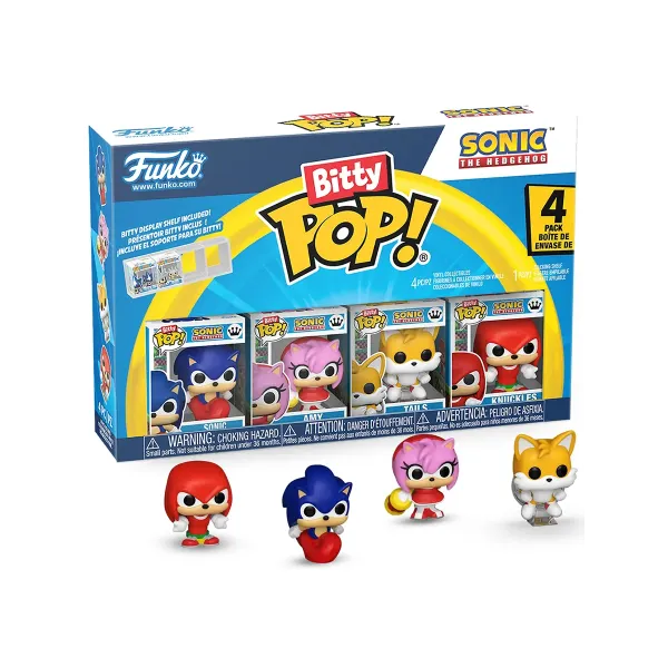 Набор Funko Bitty POP! Sonic the Hedgehog Sonic+Amy+Tails+Knuckles 4шт 92959