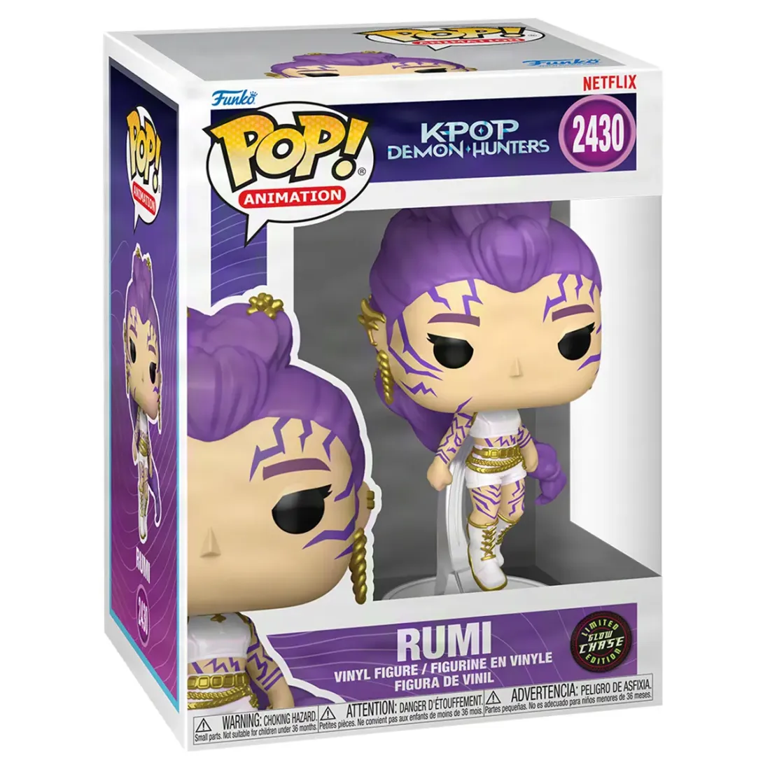Фигурка Funko POP! Animation KPop Demon Hunters Rumi (What It Sounds Like) (GW) Chase (2430)