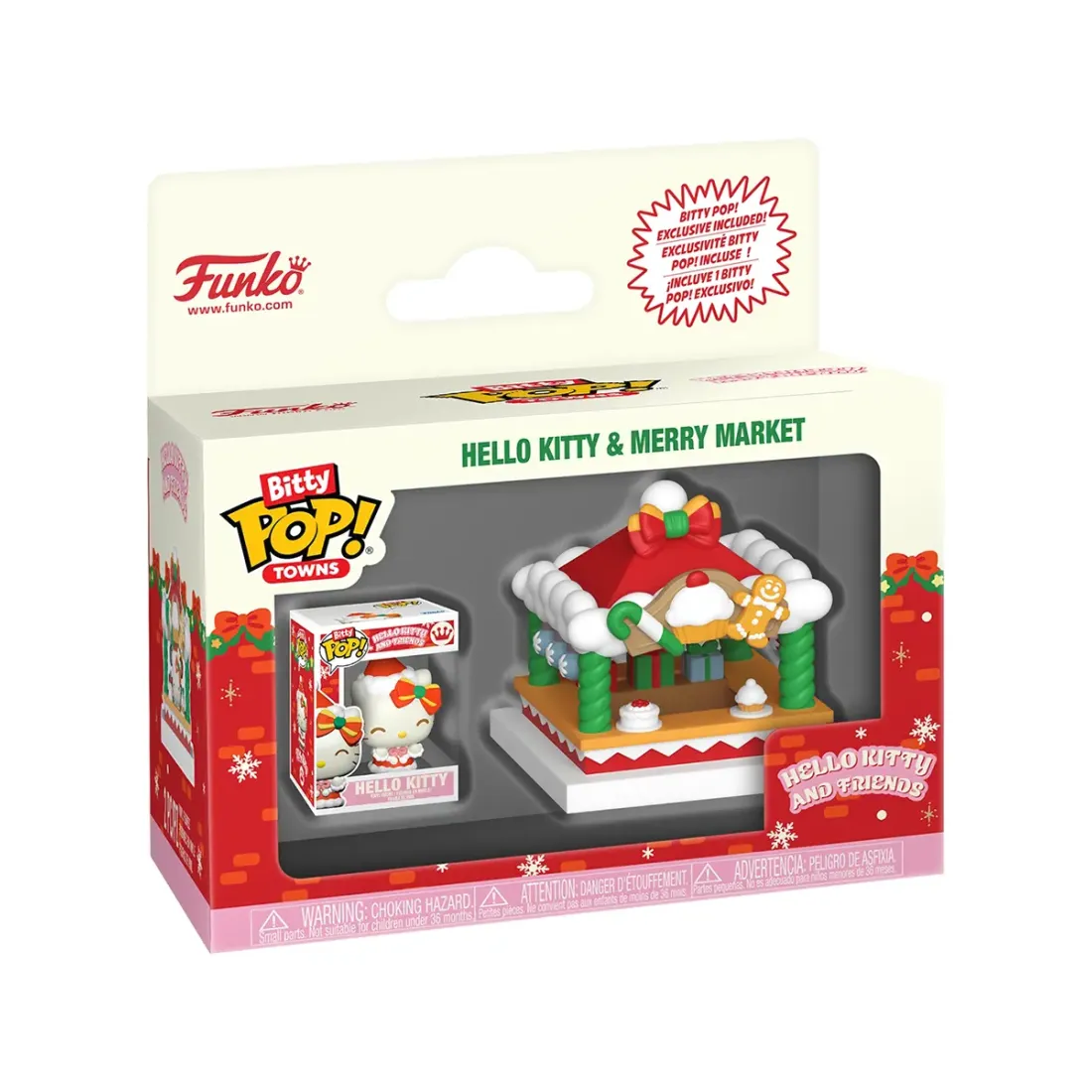Набор Funko Bitty POP! Towns Hello Kitty And Friends Holiday Hello Kitty & Merry Market 93555