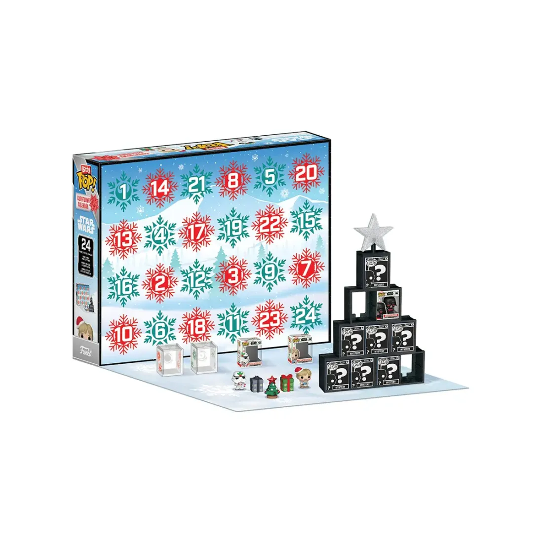 Набор подарочный Funko Bitty POP! Countdown Calendar Star Wars 24шт 92657