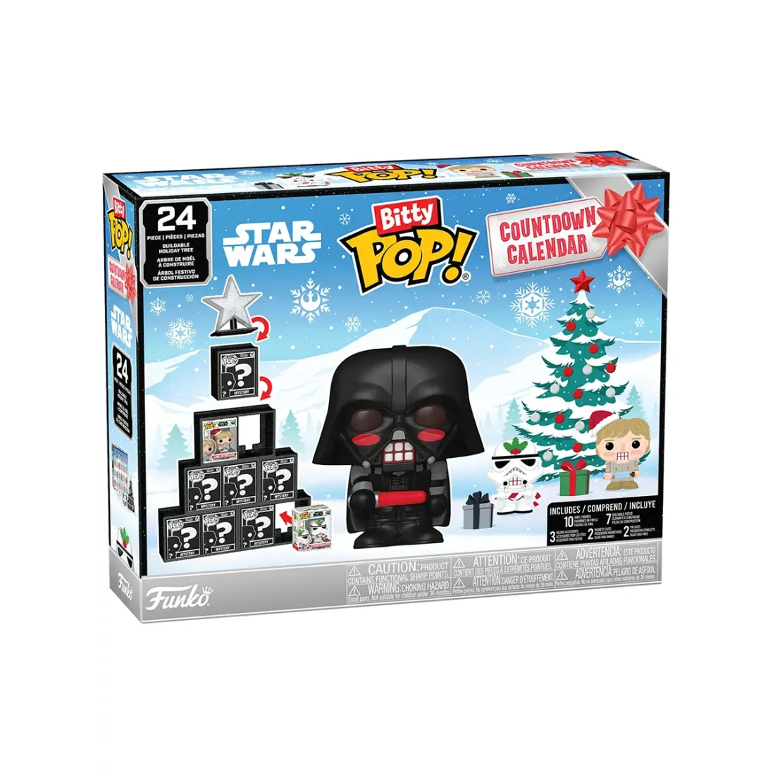 Набор подарочный Funko Bitty POP! Countdown Calendar Star Wars 24шт 92657