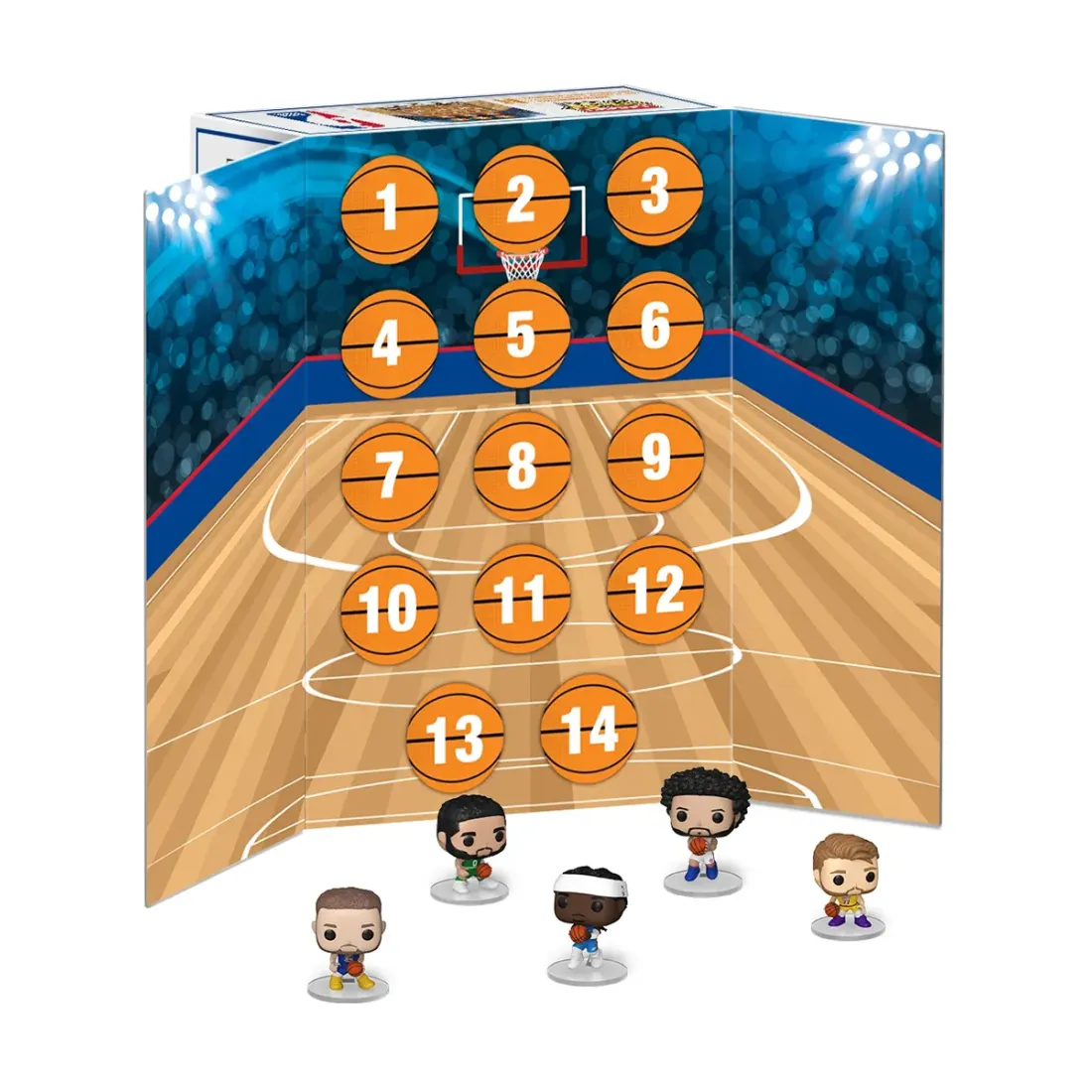 Набор подарочный Funko Advent Calendar NBA S1 (Pkt POP) 14 day 14шт 92919