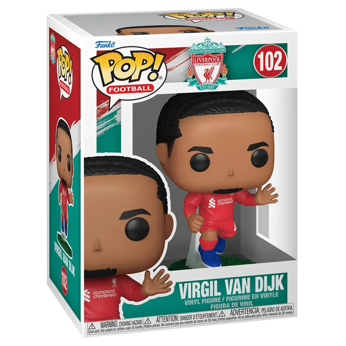 Фигурка Funko POP! Football Liverpool Virgil Van Dijk (102) 93707