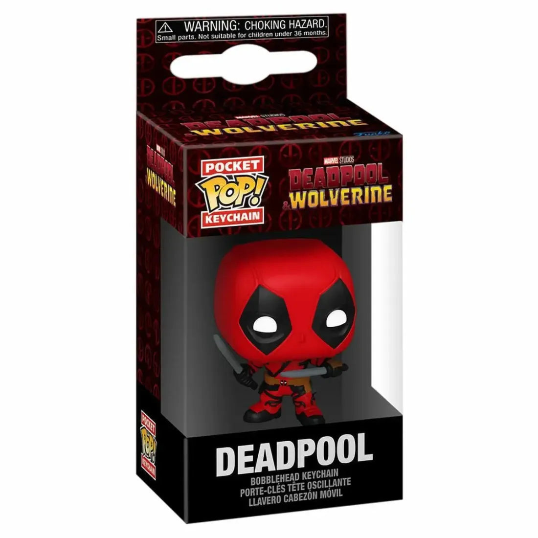 Брелок Funko Pocket POP! Marvel Deadpool 3 Deadpool 79764