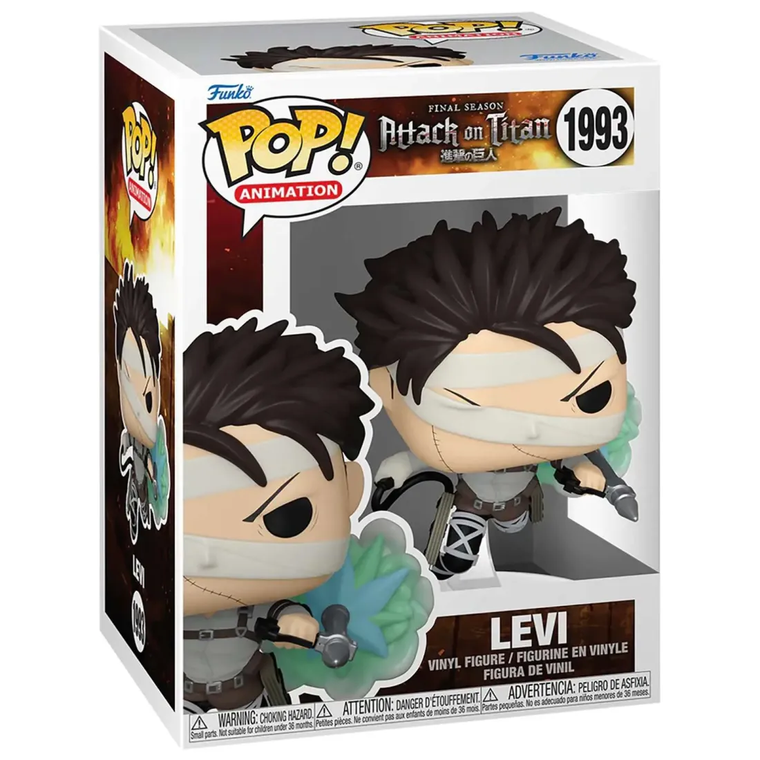 Фигурка Funko POP! Animation Attack on Titan Levi (SP-1) (1993) 80373