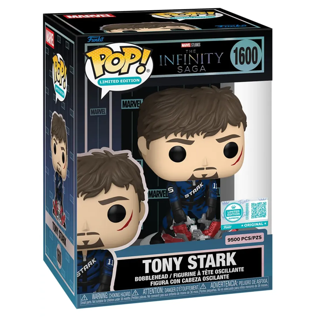 Фигурка Funko POP! Bobble Marvel Infinity Saga Tony Stark (Supreme LE) (Exc) (1600) 93642