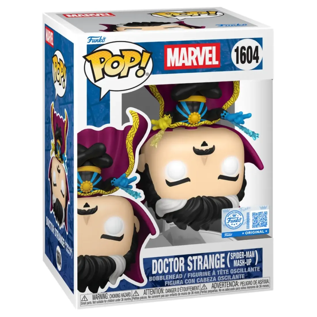 Фигурка Funko POP! Bobble Marvel SMC Doctor Strange (Spider-Man Mash-Up) (Exc) (1604) 95121