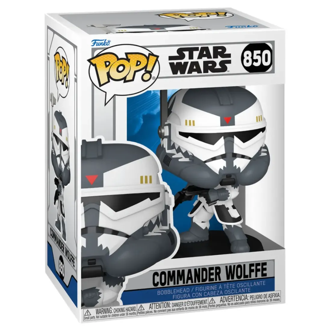 Фигурка Funko POP! Bobble Star Wars Clone Wars Commander Wolffe (850) 93357